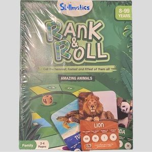 Skillmatics Rank & Roll Amazing Animals Learning Toy